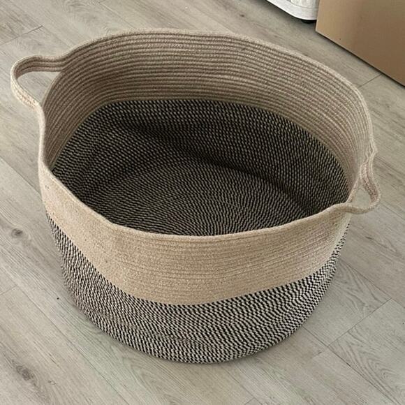 Extra Large Wicker Storage Basket home storage blanket basket - Picture 8 of 8